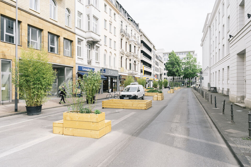 Theaterplatz in Aachen.