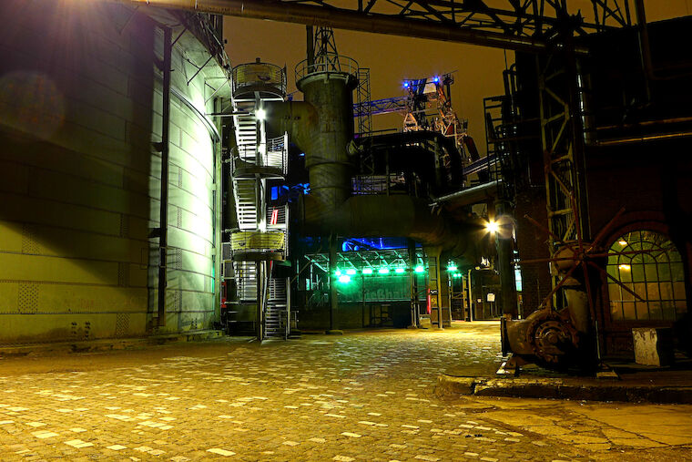 Veranstaltungsstätte Gebläsehalle im Landschaftspark Duisburg-Nord Foto: Horst Neuendorf