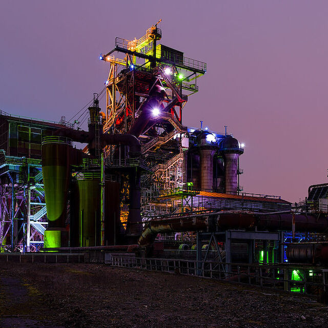 Hochofen 5 im Landschaftspark Duisburg-Nord.