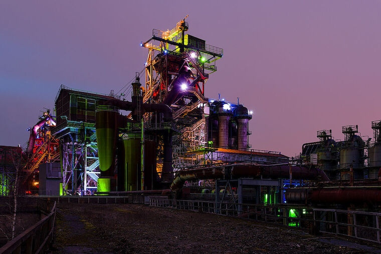 Hochofen 5 im Landschaftspark Duisburg-Nord. Foto: Tuxyso / Wikimedia Commons