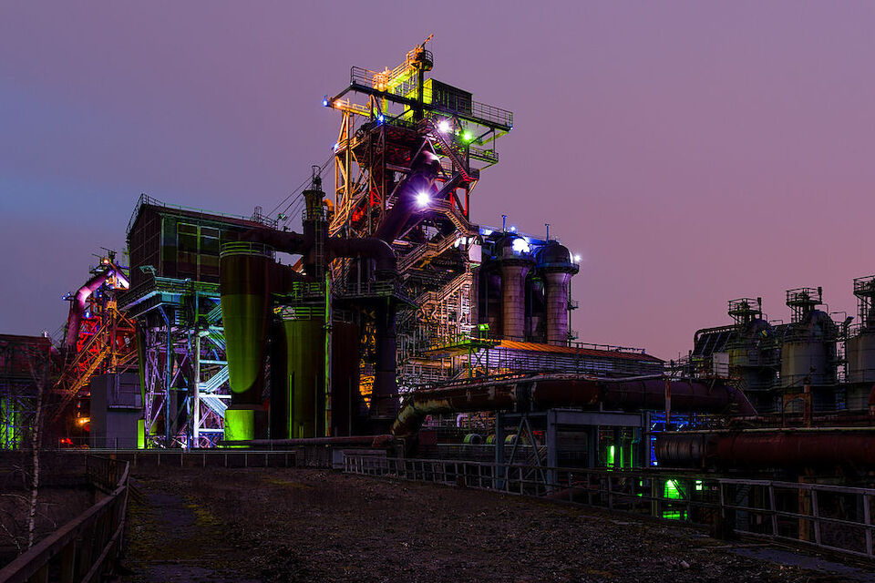 Hochofen 5 im Landschaftspark Duisburg-Nord.