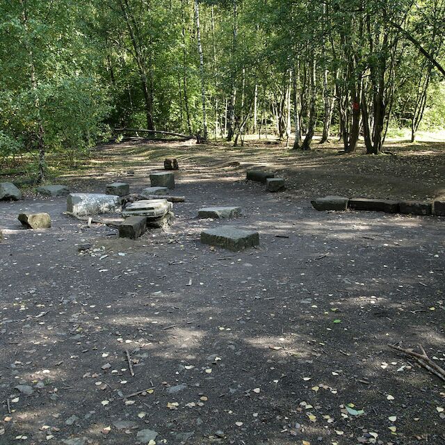 Skulpturenwald Rheinelbe in Gelsenkirchen-Ückendorf.