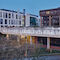 Ohne Titel (Beton-Schriftzug), Ruhr-Universität Bochum, Künstler: Henryk Dywan, 1973, Architektur: Hentrich + Petschnigg. Foto: Michael Rasche