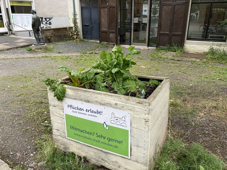 Das Konzept funktioniert nach dem Motto „Pflücken erlaubt statt Betreten verboten“. Foto: Leonie Bublat / Baukultur NRW