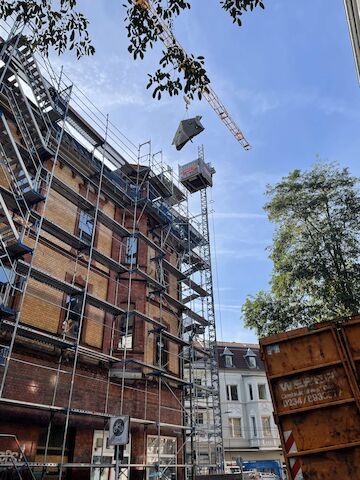 Das Quartier rund um das UmBauLabor ist im Wandel. Foto: Lillith Kreiß