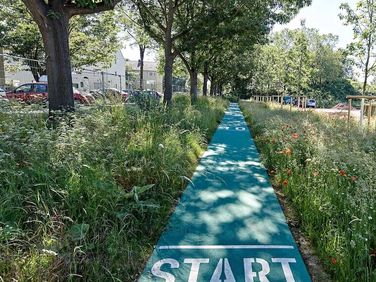 Ein Laufweg zum Joggen. Foto: Guido Ebring