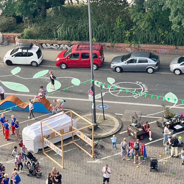 Wie Parkraum auch aussehen kann.