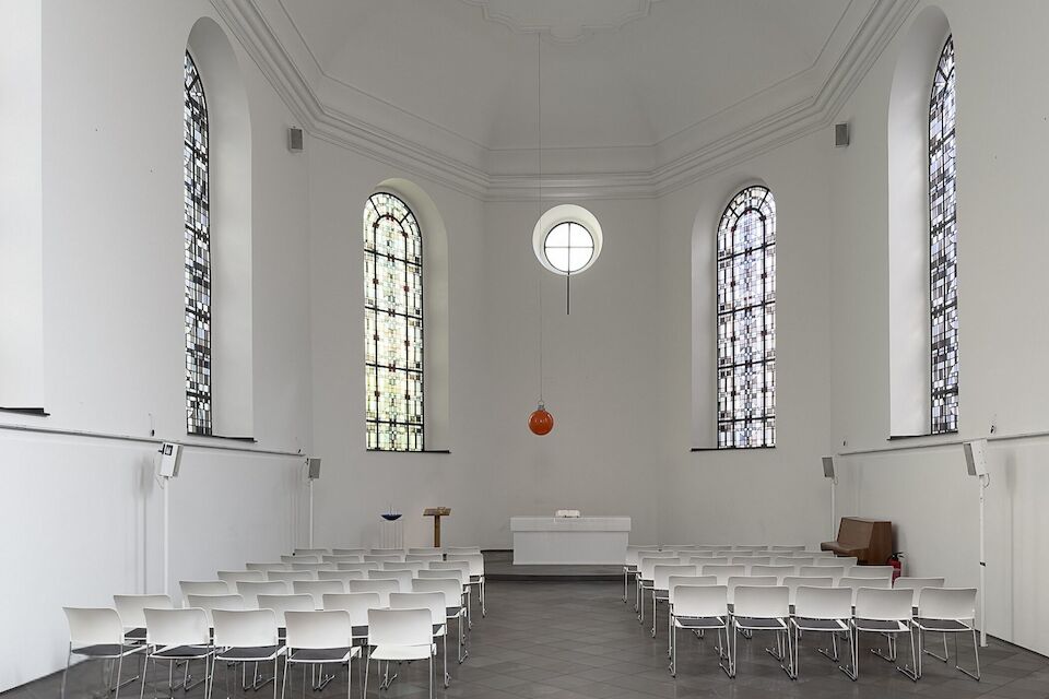 Die Berger Kirche in Düsseldorf.