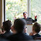 Veranstaltung &quot;Neueröffnung nach Umbau&quot;, Autor der Studie Dr. Holger Pump-Uhlmann. Foto: Sebastian Becker