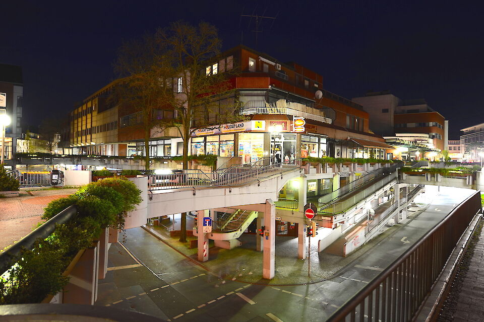 Das „Krokodil“, Königs- Ecke Marienstraße in Paderborn.