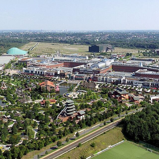 Neue Mitte Oberhausen mit dem CentrO.