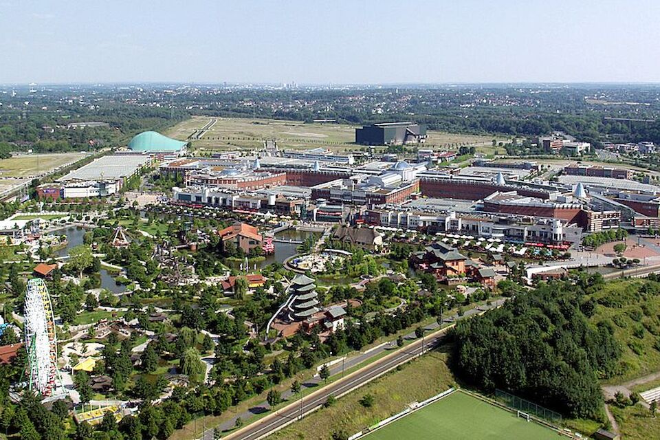 Neue Mitte Oberhausen mit dem CentrO.