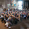 Bekanntgabe der teilnehmenden Projekte im Rahmen der Ausstellung „Fluch und Segen. Kirchen der Moderne“ des Museums der Baukultur in der Kölner Kirche St. Gertrud. Foto: Sebastian Becker
