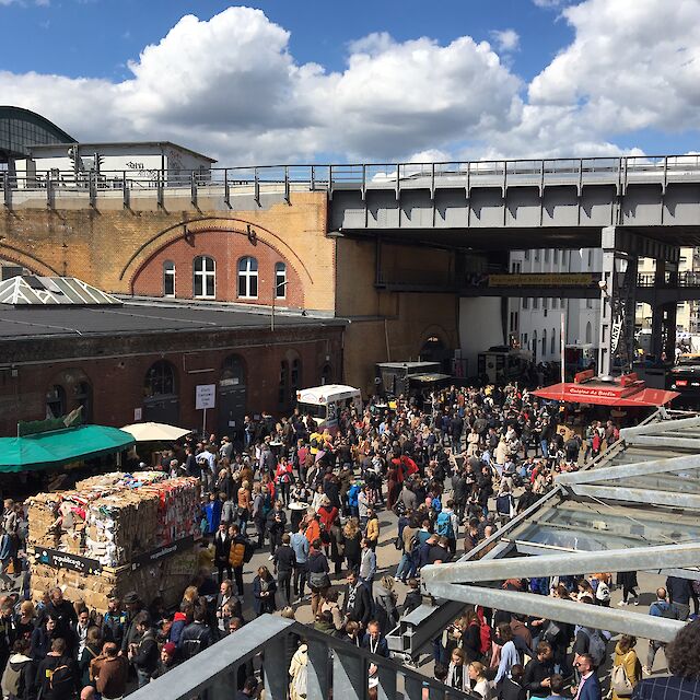 Re;publica 2019: Urbane Location im Innenhof der Station am Gleisdreieck