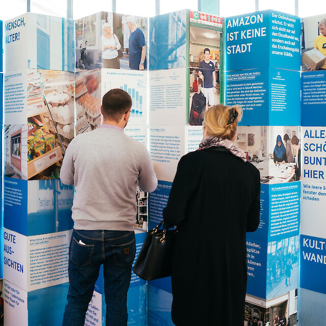 Die Wanderausstellung &quot;Gute Geschäfte. Was kommt nach dem Einzelhandel?&quot;.