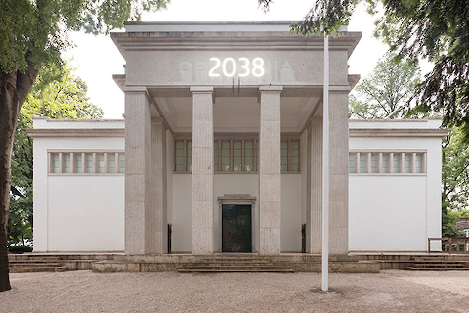 Der deutsche Pavillon bei der Biennale 2020 in Venedig.