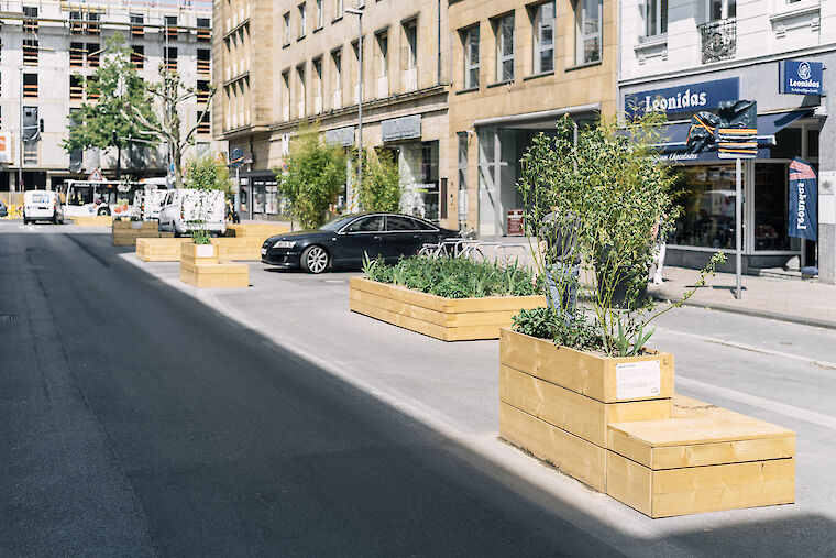 Theaterplatz in Aachen. Foto: Sebastian Becker