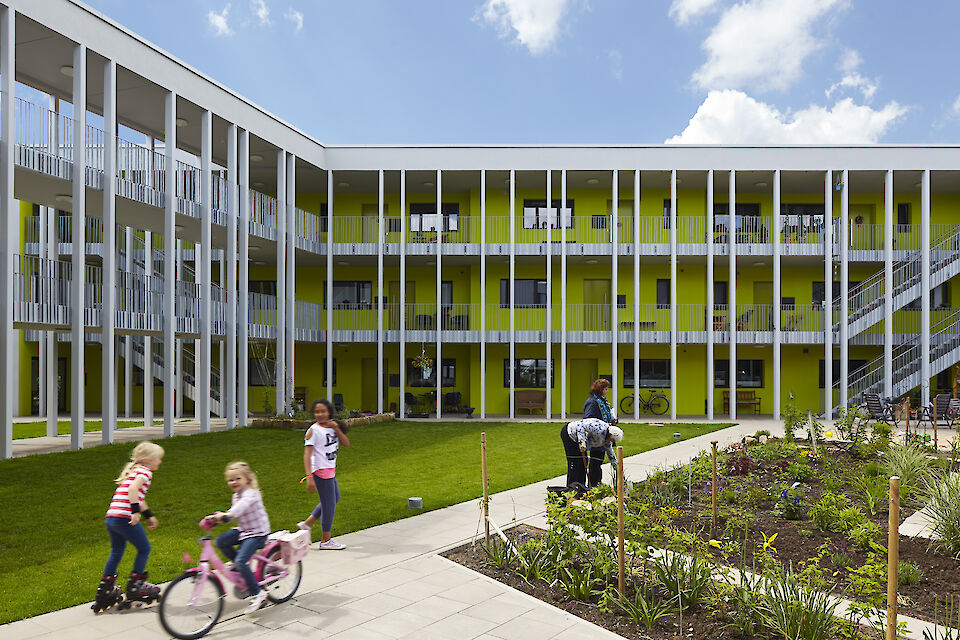 Das Wohnprojekt Pöstenhof in Lemgo von h.s.d. Architekten.