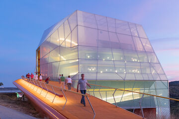 Plasencia Auditorium und Kongresszentrum in Spanien von SelgasCano; eines der Projekte im Finale. | Foto: Iwan Baan
