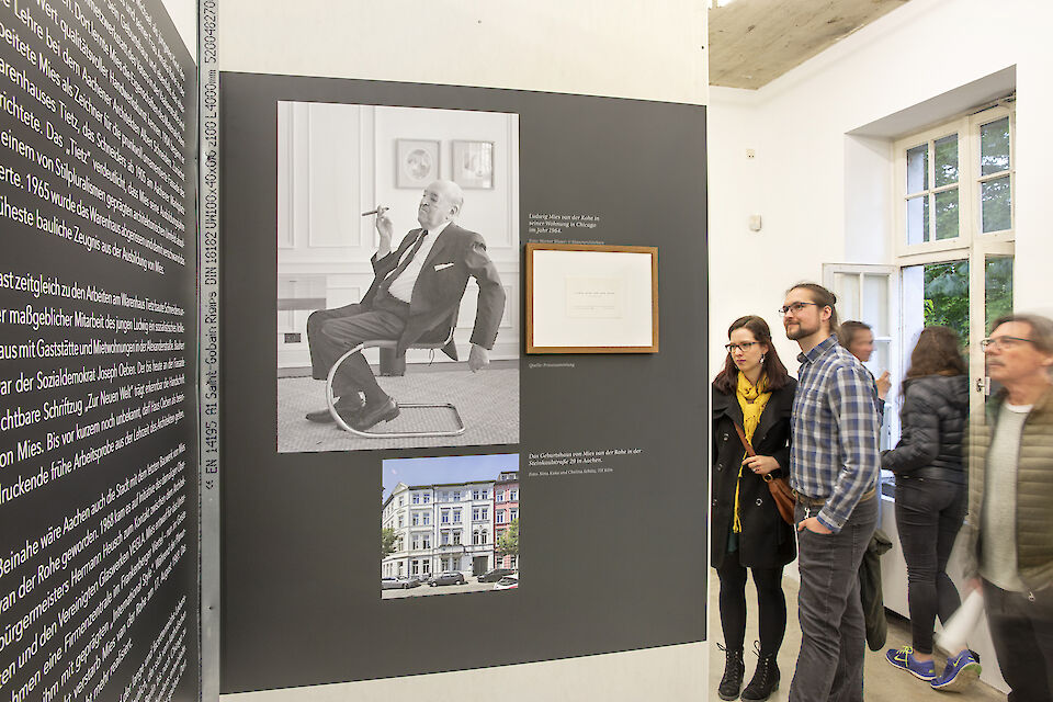 Die &quot;Mies im Westen&quot;-Ausstellung im NAK in Aachen im Mai 2019.