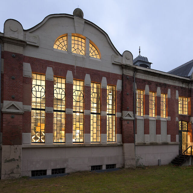 Ausstellungsort von "Visionäre und Alltagshelden" in Gelsenkirchen: der StadtBauRaum.