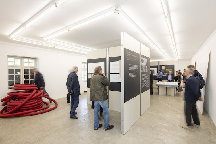 Ausstellungseröffnung von "Mies im Westen" im NAK Neuer Aachener Kunstverein. Foto: Claudia Dreyße.