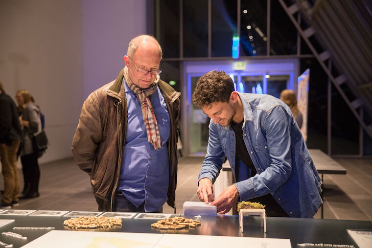 Die Arbeit im Detail: einer der Beiträge der Studierende der TU Dortmund, Fachgebiet Städteplanung. Stadtgestaltung und Bauleitplanung. Foto: Claudia Dreyße