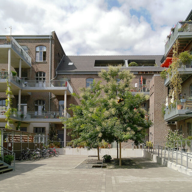 Alte Samtweberei in Krefeld.