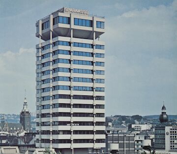 Eine Landmarke in Wuppertal. Foto: Archiv Sparkasse Wuppertal.