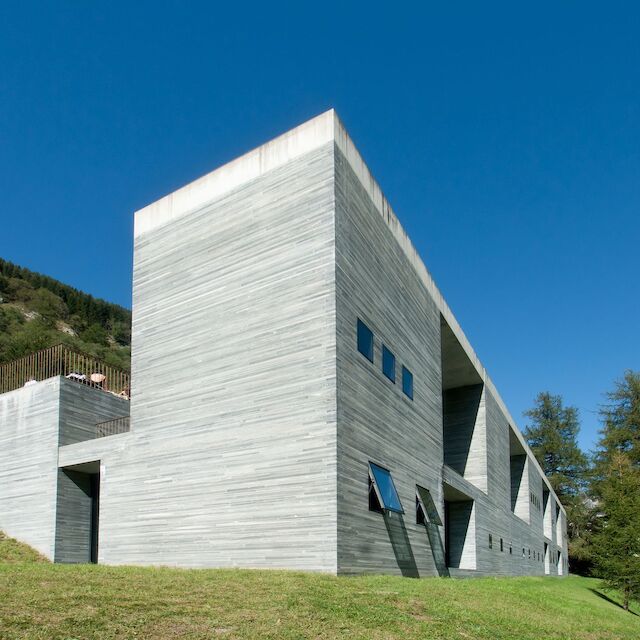 Das Thermalbad in Vals von Peter Zumthor.